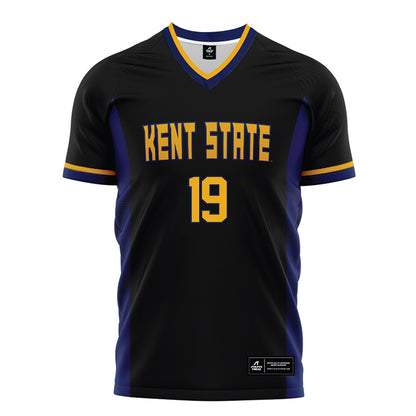 Kent State - NCAA Women's Soccer : Kate Thill - Black Soccer Jersey-0