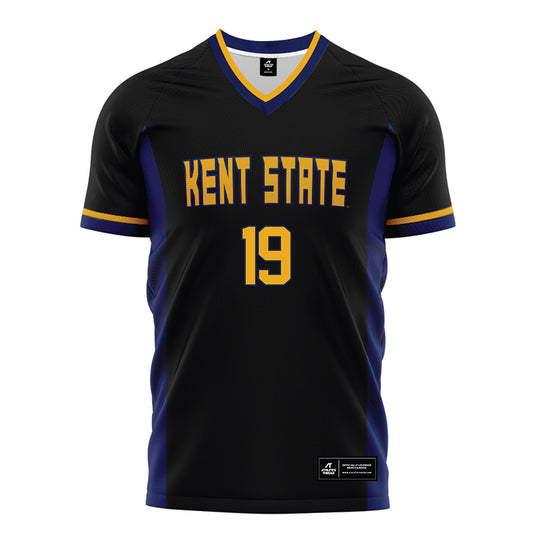 Kent State - NCAA Women's Soccer : Kate Thill - Black Soccer Jersey-0