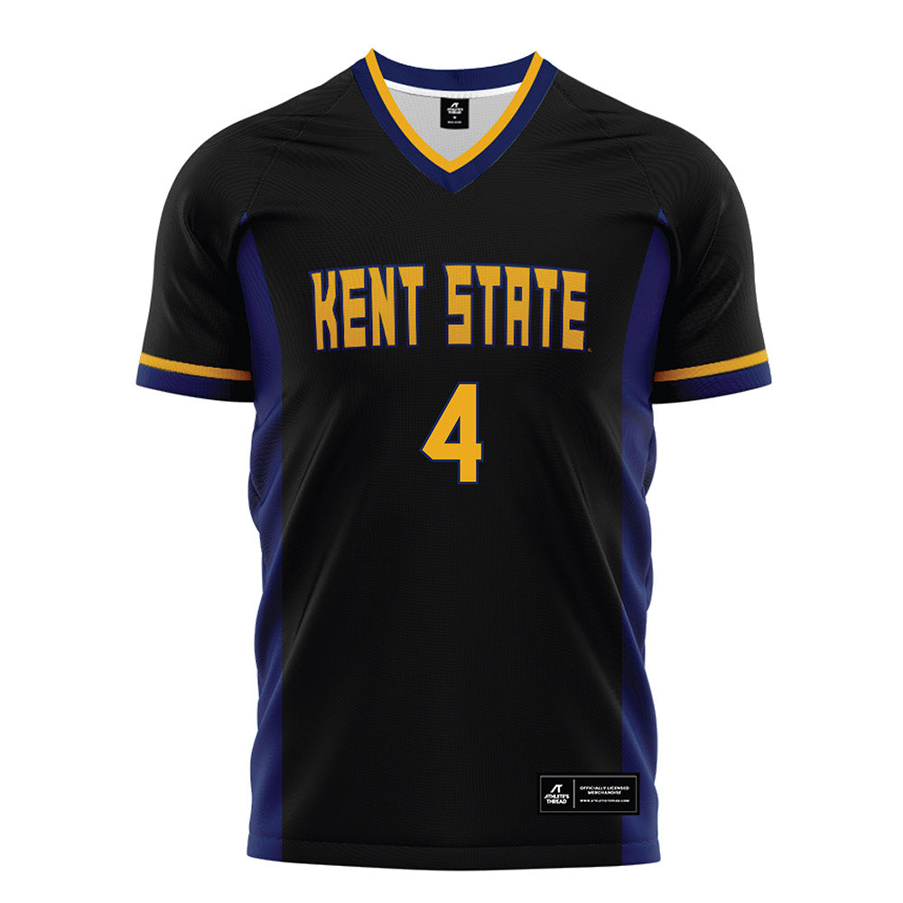 Kent State - NCAA Women's Soccer : Alexa Muth - Black Soccer Jersey-0