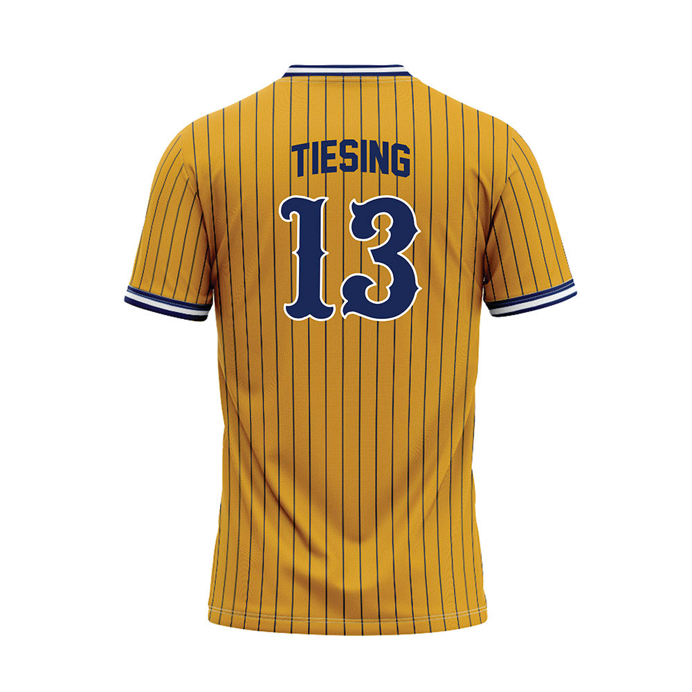 Kent State - NCAA Baseball : Landon Tiesing - Gold Baseball Jersey-1