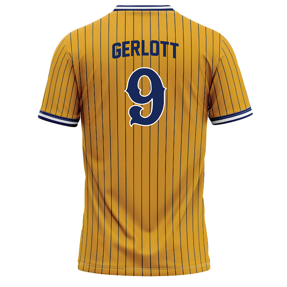 Kent State - NCAA Baseball : Billy Gerlott - Gold Baseball Jersey