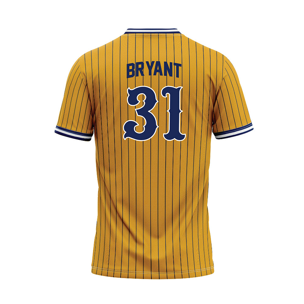 Kent State - NCAA Baseball : Eli Bryant - Gold Baseball Jersey-1