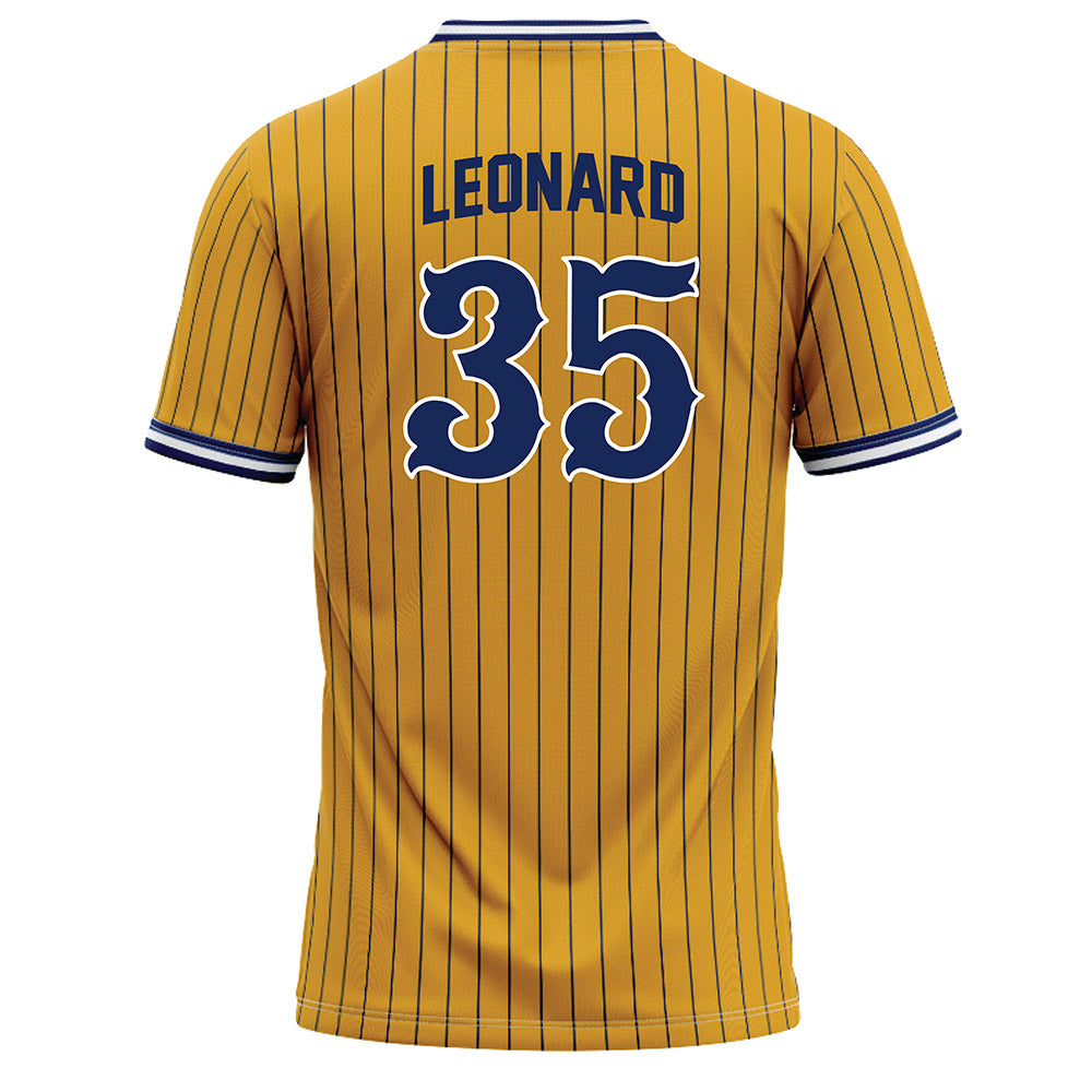 Kent State - NCAA Baseball : Caden Leonard - Gold Baseball Jersey