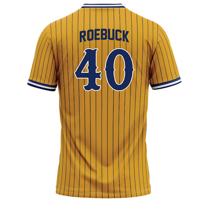 Kent State - NCAA Baseball : Benny Roebuck - Gold Baseball Jersey