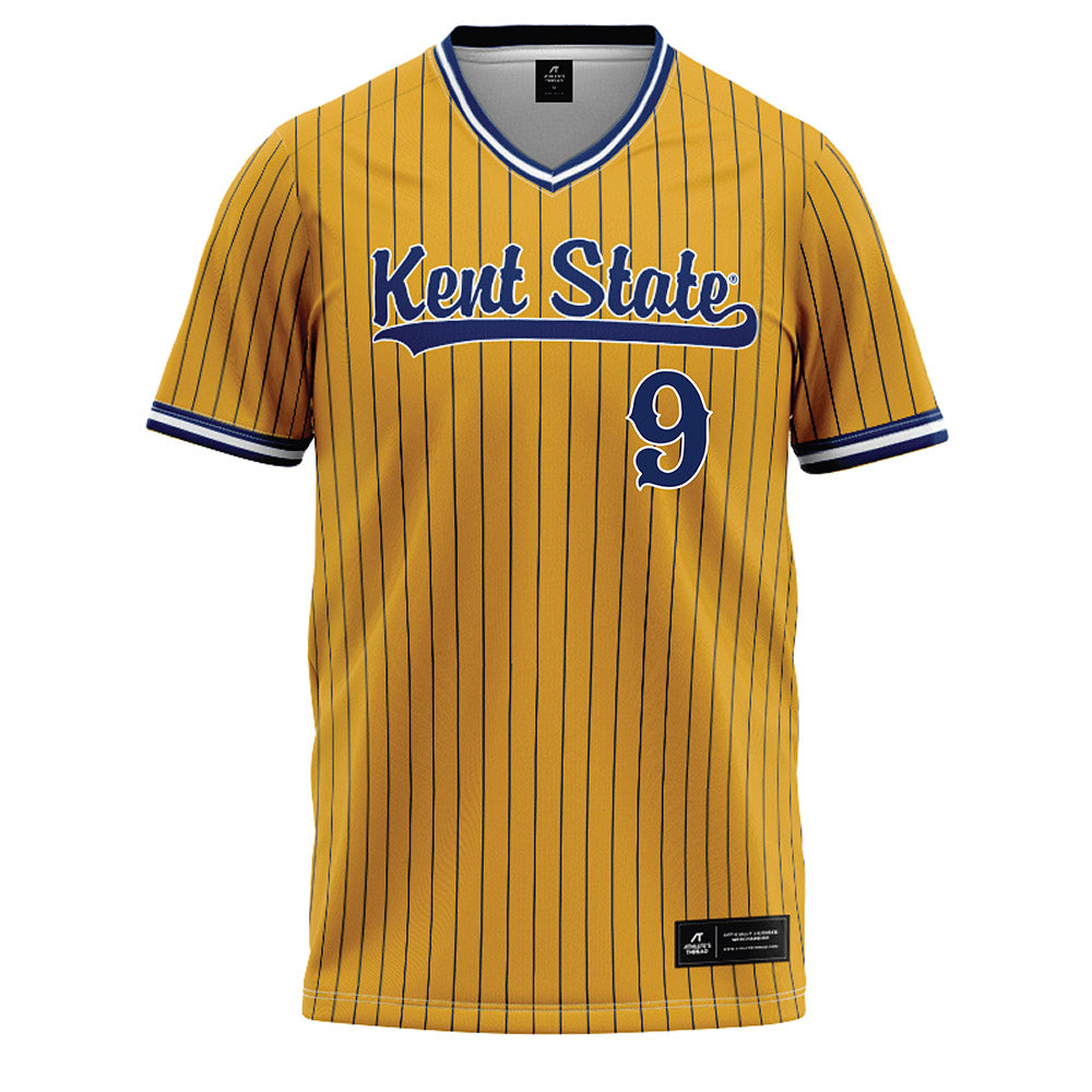 Kent State - NCAA Baseball : Billy Gerlott - Gold Baseball Jersey