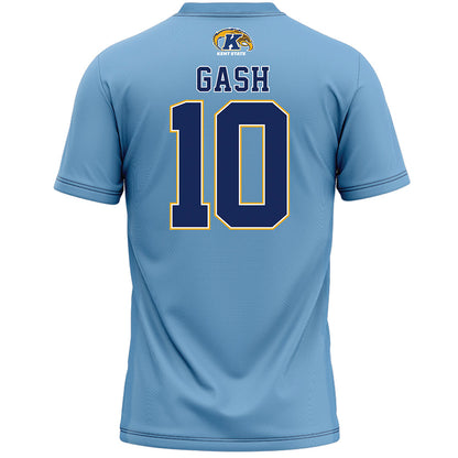 Kent State - NCAA Women's Lacrosse : Kenzie Gash - Baby Blue Lacrosse Jersey -1
