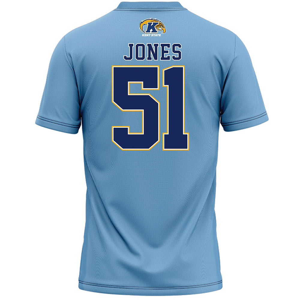 Kent State - NCAA Women's Lacrosse : Ella Jones - Baby Blue Lacrosse Jersey -1