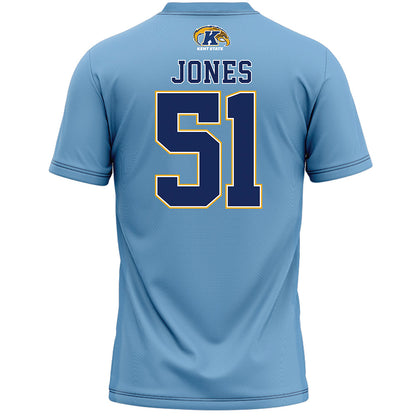 Kent State - NCAA Women's Lacrosse : Ella Jones - Baby Blue Lacrosse Jersey -1