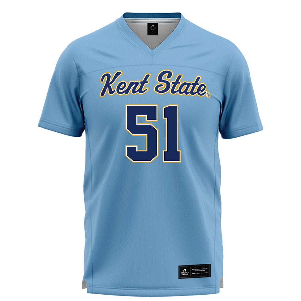 Kent State - NCAA Women's Lacrosse : Ella Jones - Baby Blue Lacrosse Jersey -0