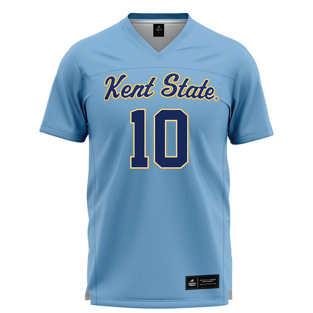 Kent State - NCAA Women's Lacrosse : Kenzie Gash - Baby Blue Lacrosse Jersey -0