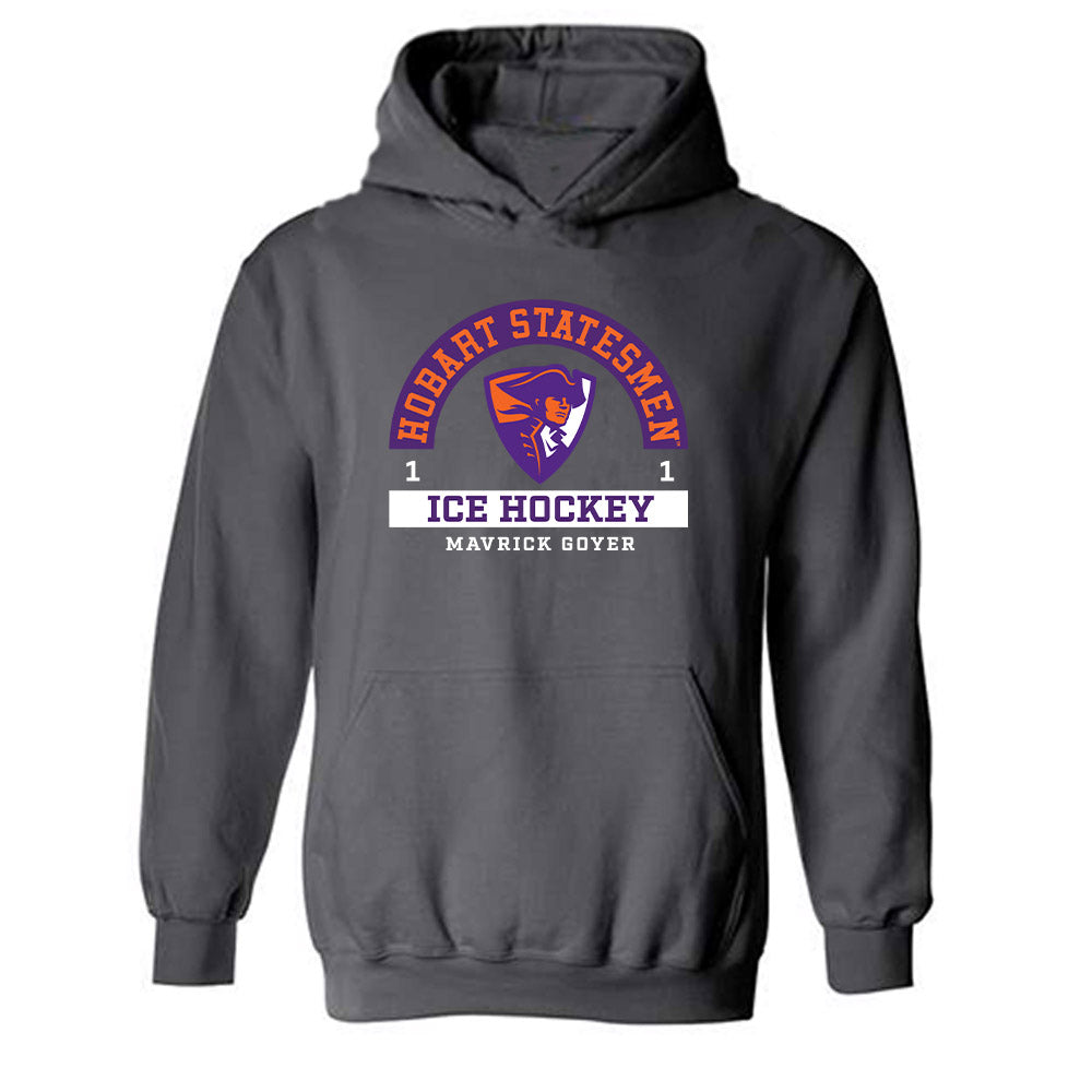 HWS - NCAA Men's Ice Hockey : Mavrick Goyer - Classic Fashion Shersey Hooded Sweatshirt