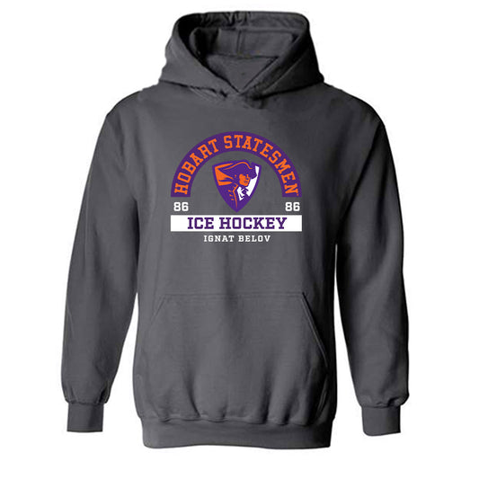 HWS - NCAA Men's Ice Hockey : Ignat Belov - Classic Fashion Shersey Hooded Sweatshirt