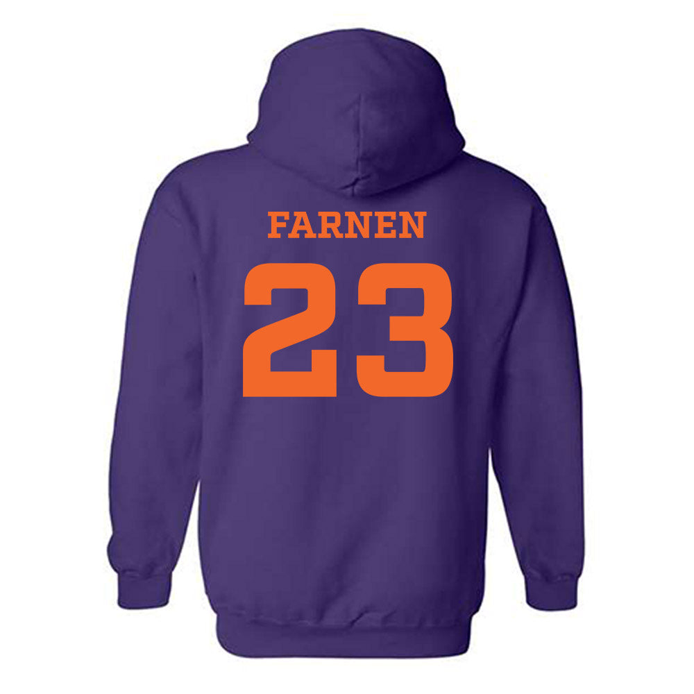 HWS - NCAA Baseball : Jack Farnen - Classic Shersey Hooded Sweatshirt-1