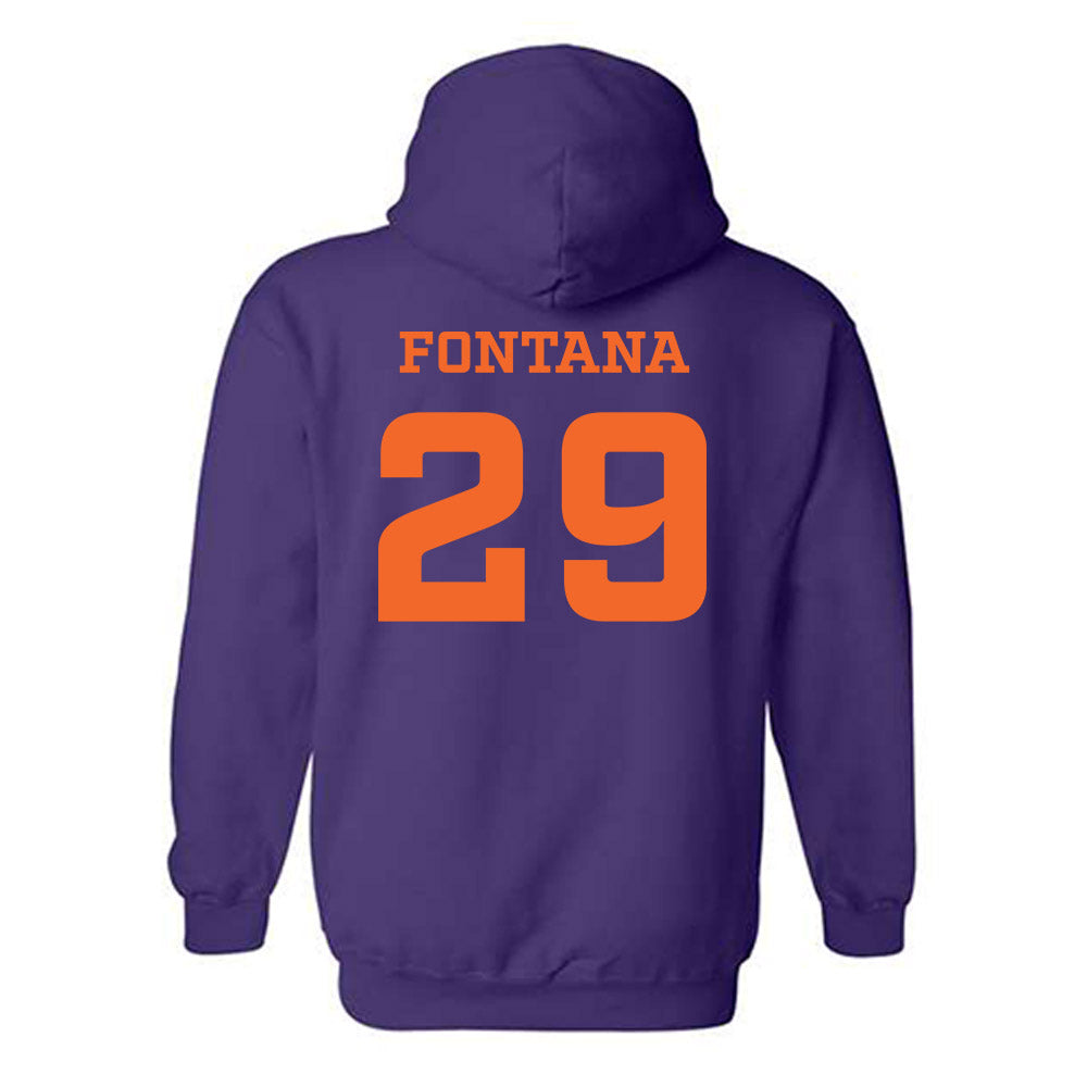 HWS - NCAA Men's Ice Hockey : Kahlil Fontana - Classic Shersey Hooded Sweatshirt