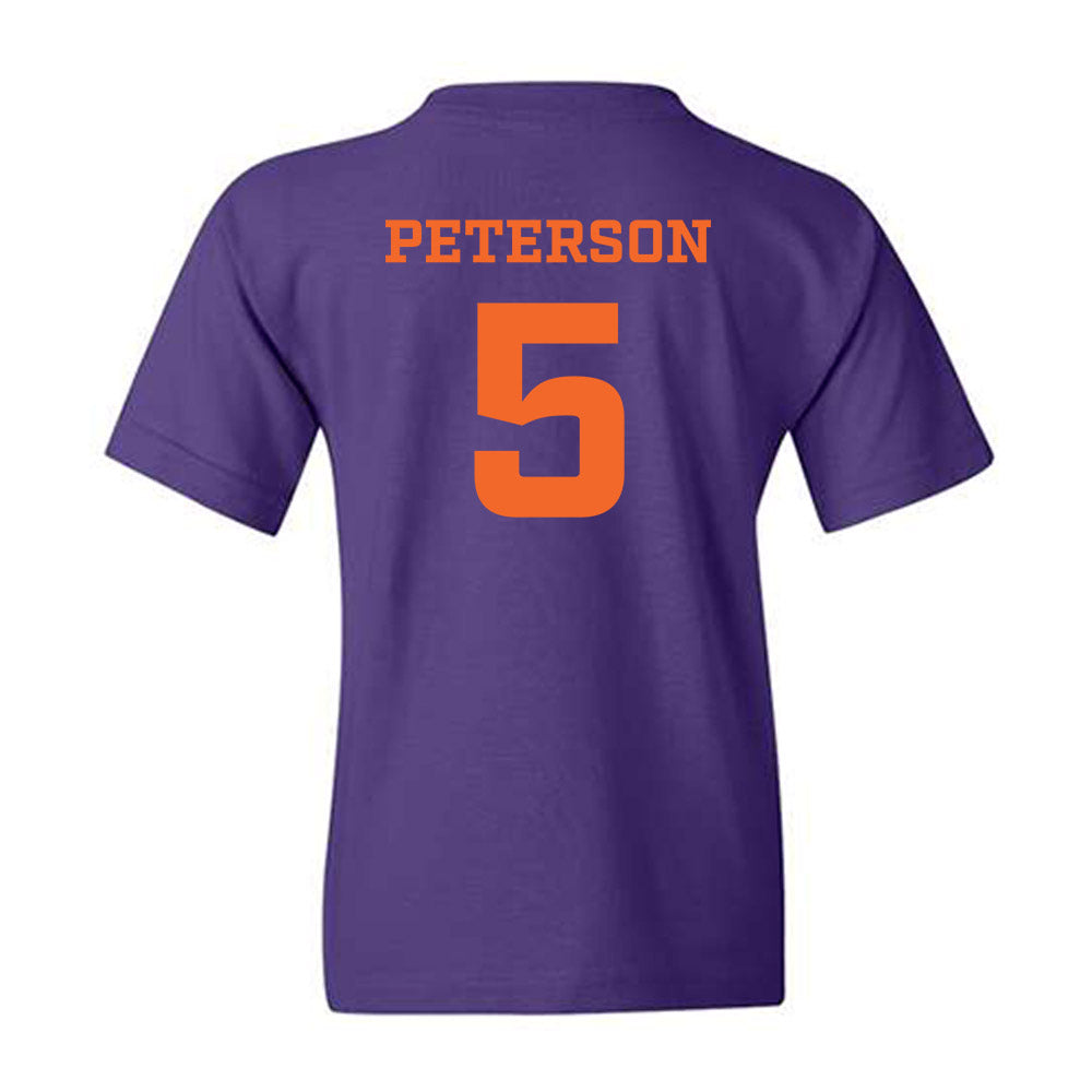 HWS - NCAA Football : Marcus Peterson - Classic Shersey Youth T-Shirt-1
