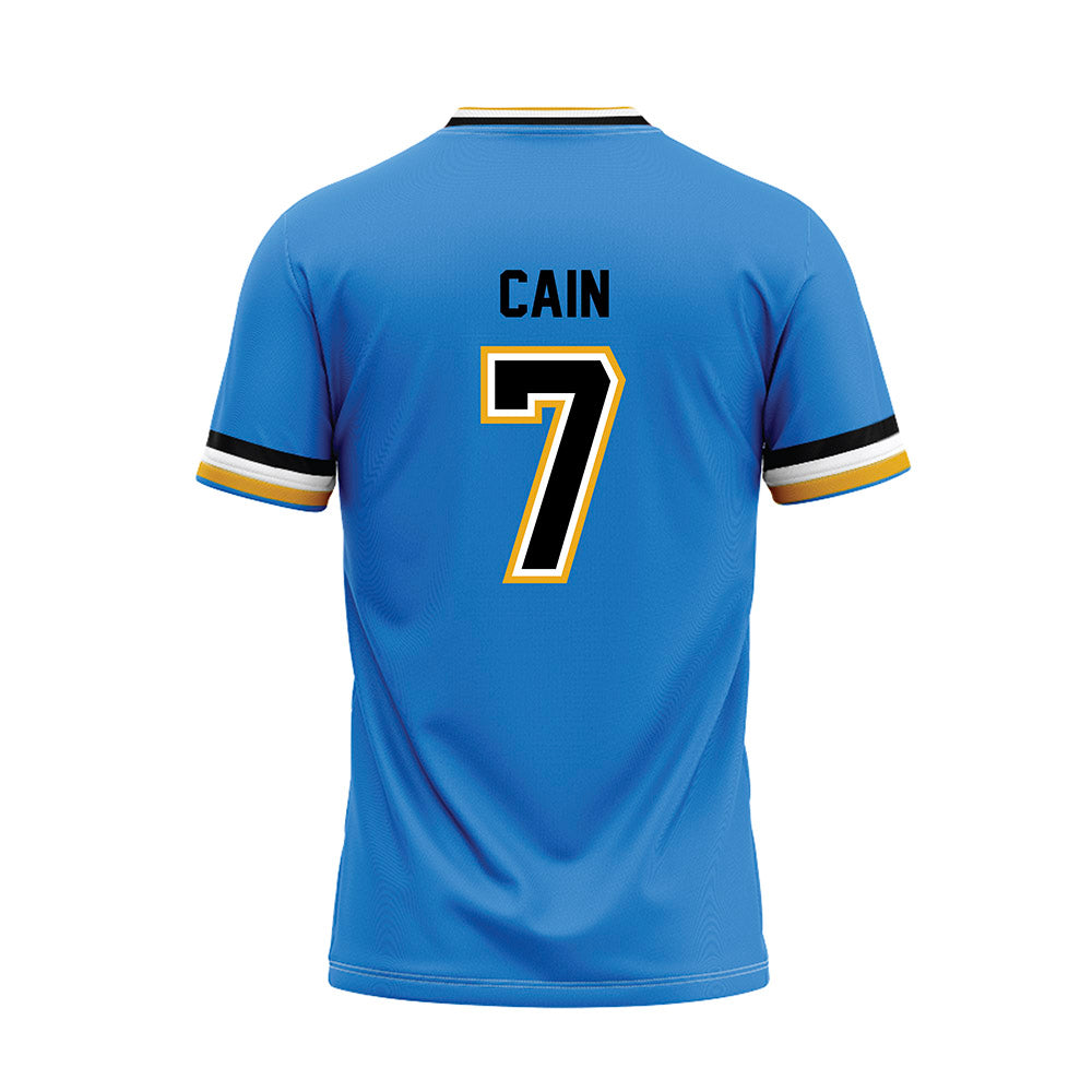 Kent State - NCAA Baseball : Ian Cain - Light Blue Baseball Jersey-1