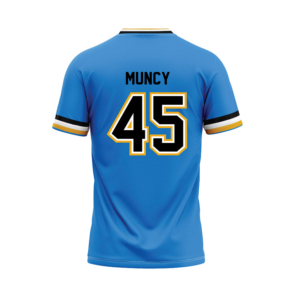 Kent State - NCAA Baseball : Nate Muncy - Light Blue Baseball Jersey-1