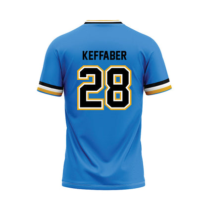 Kent State - NCAA Baseball : Grant Keffaber - Light Blue Baseball Jersey-1