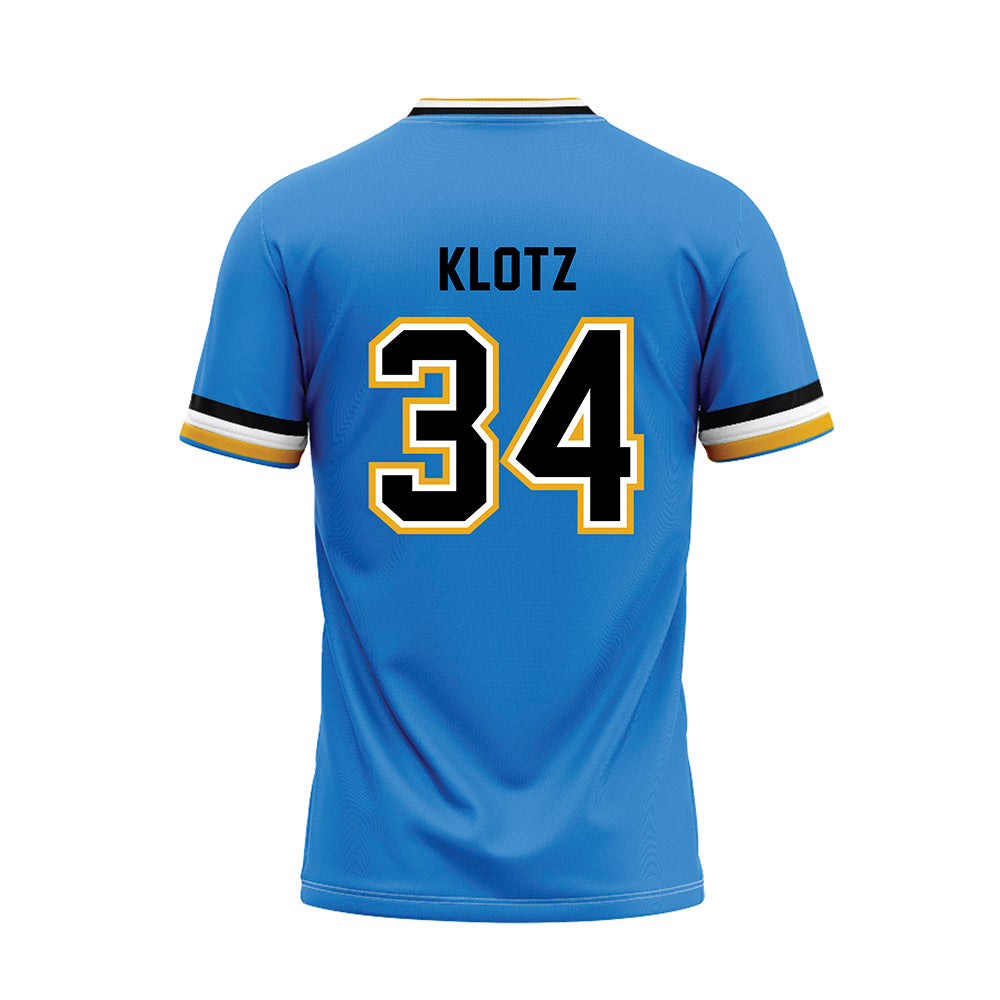 Kent State - NCAA Baseball : Hunter Klotz - Light Blue Baseball Jersey-1