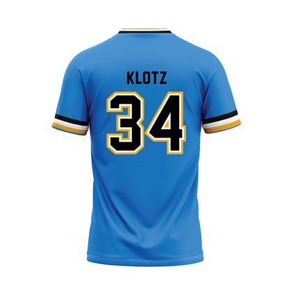 Kent State - NCAA Baseball : Hunter Klotz - Light Blue Baseball Jersey-1