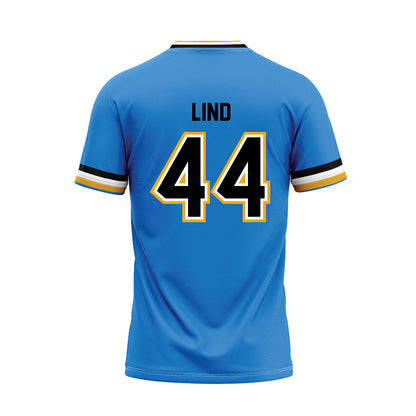 Kent State - NCAA Baseball : Parker Lind - Light Blue Baseball Jersey-1