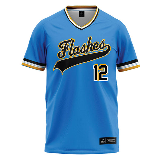 Kent State - NCAA Baseball : Jaden Varner - Light Blue Baseball Jersey