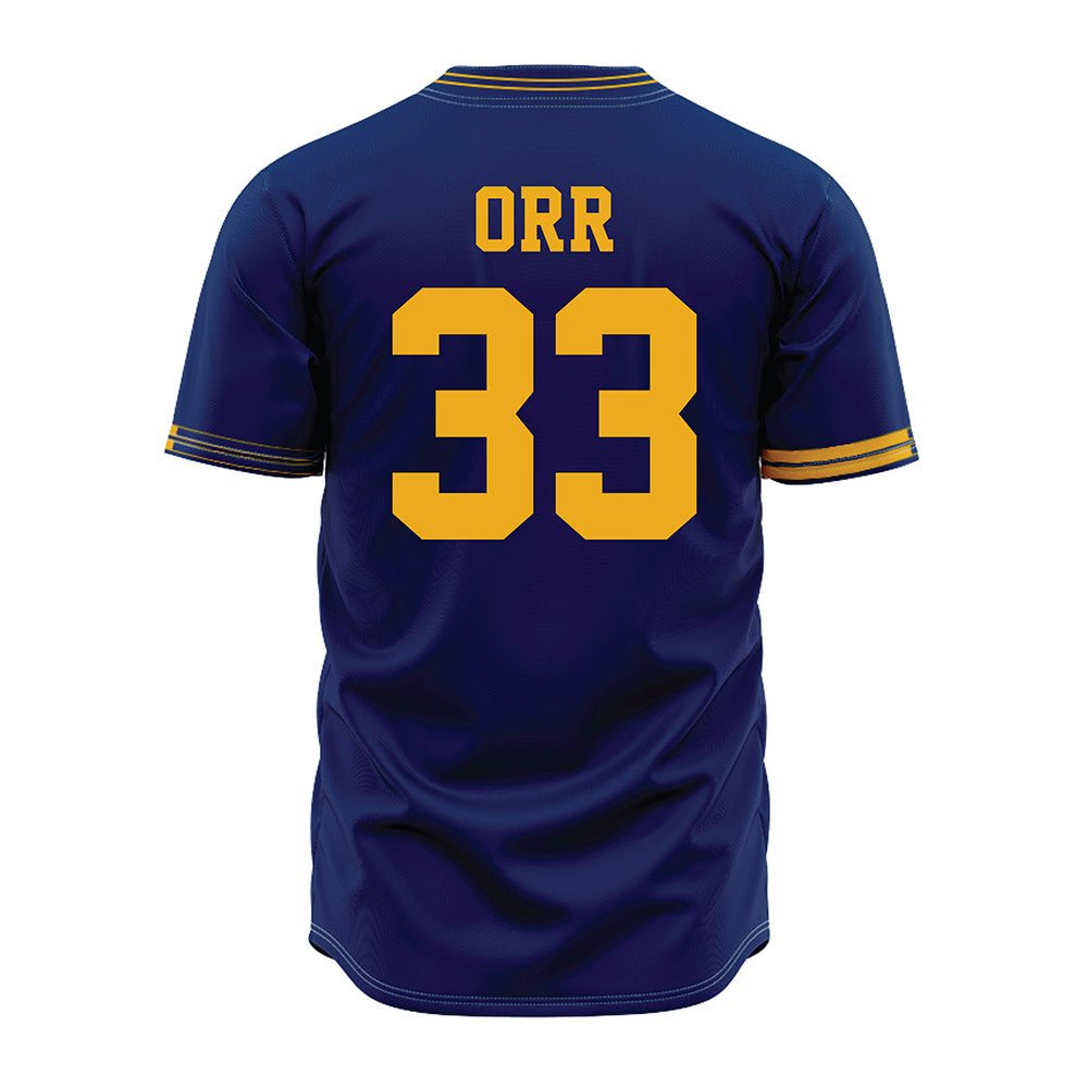 Kent State - NCAA Baseball : Tim Orr - Navy Jersey