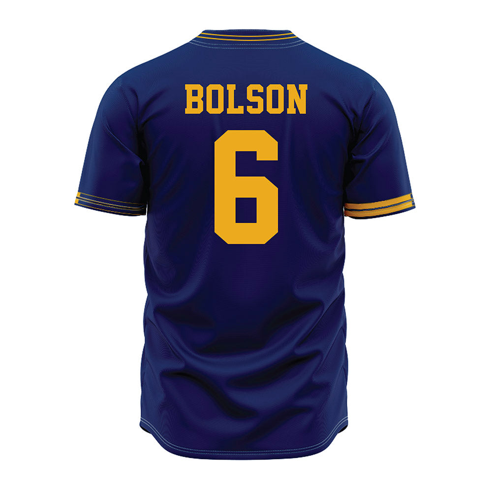 Kent State - NCAA Baseball : Marek Bolson - Navy Jersey-1