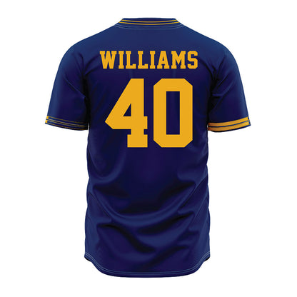 Kent State - NCAA Baseball : Peyton Williams - Navy Jersey-1