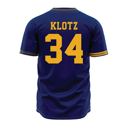 Kent State - NCAA Baseball : Hunter Klotz - Navy Jersey-1
