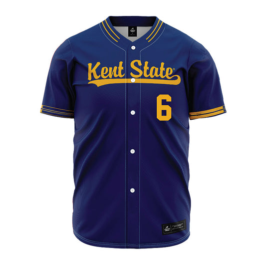 Kent State - NCAA Baseball : Marek Bolson - Navy Jersey-0