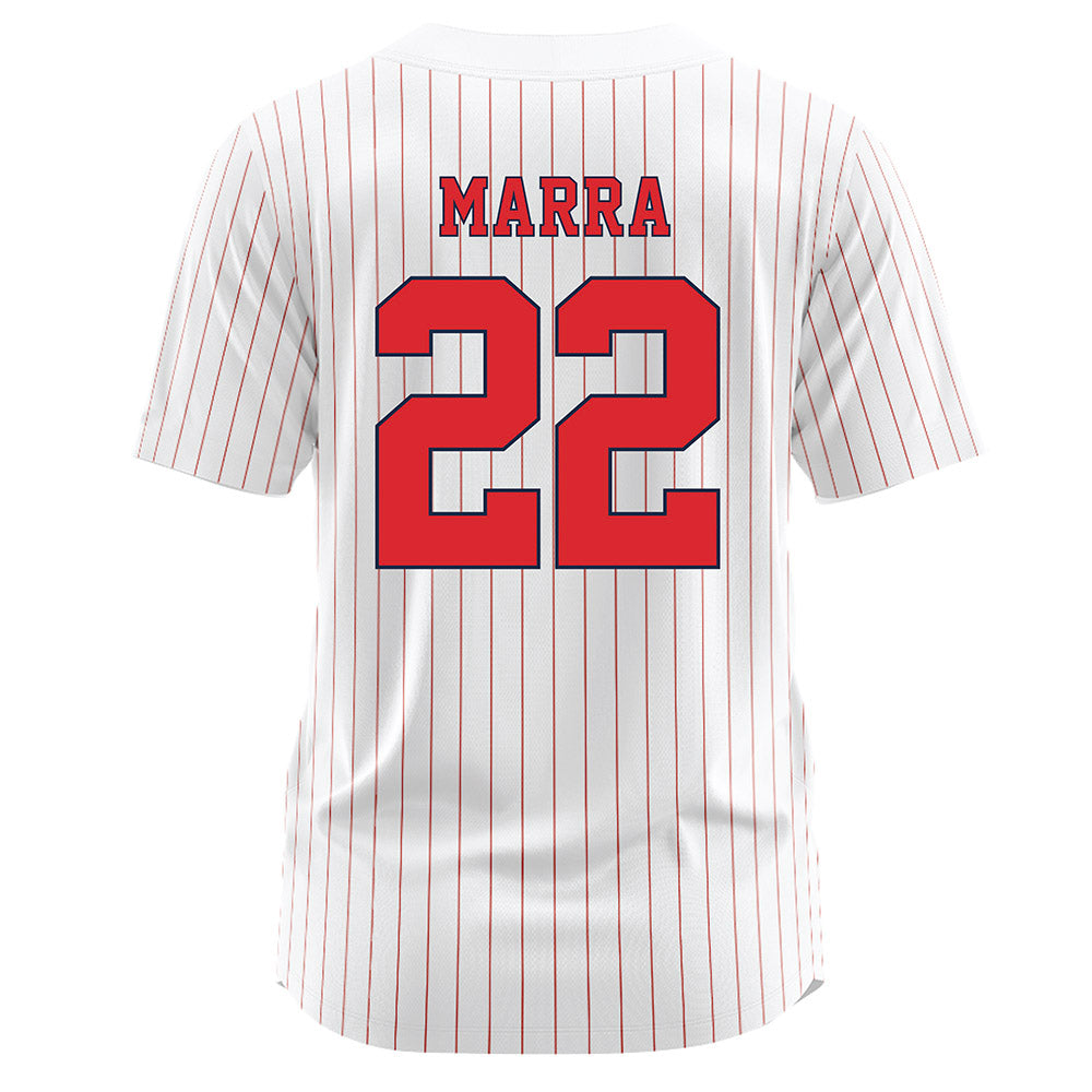 St. Johns - NCAA Softball : Maeve Marra - White Jersey-1