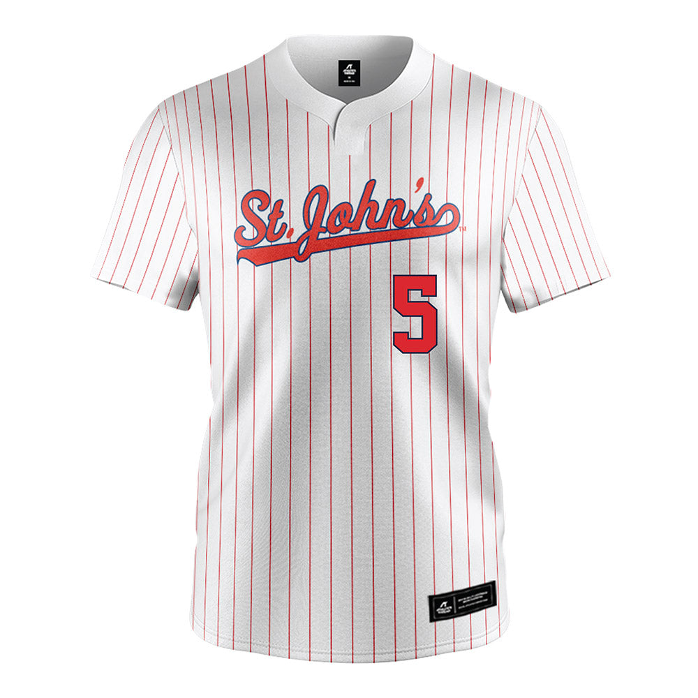 St. Johns - NCAA Softball : Natasha Limbani - White Jersey-0