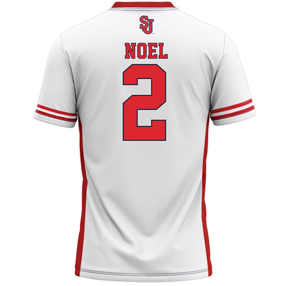 St. Johns - NCAA Men's Lacrosse : Harrison Noel - White Lacrosse Jersey