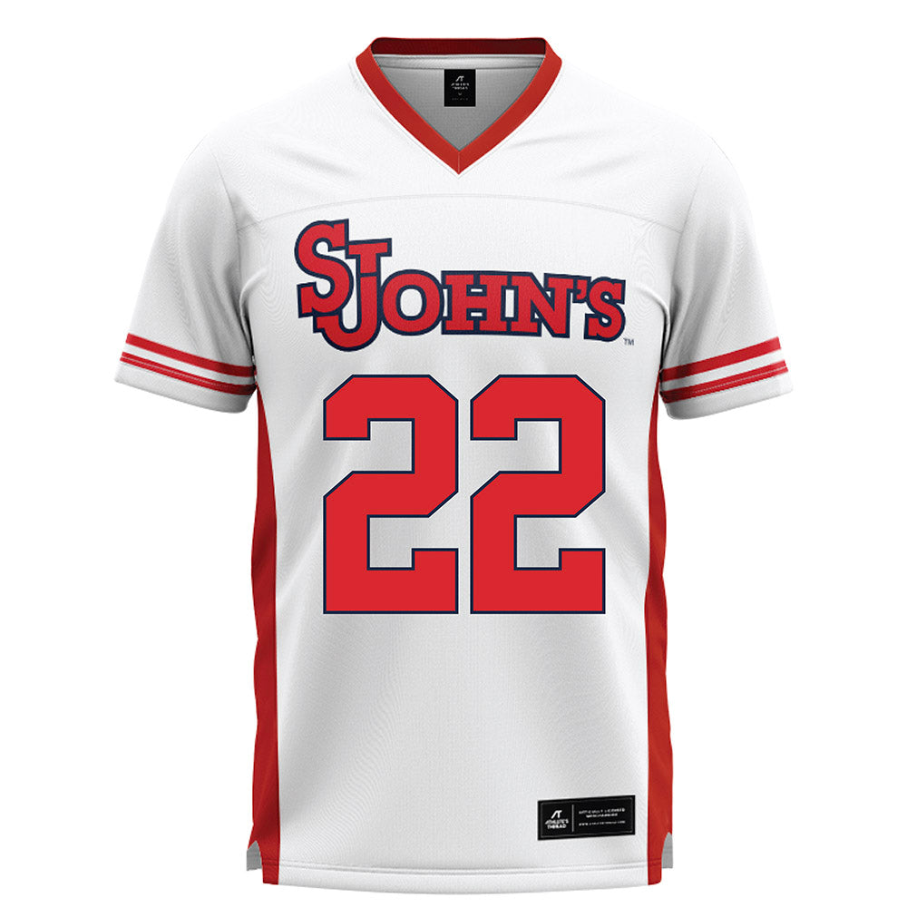 St. Johns - NCAA Men's Lacrosse : Danielo Parkinson - White Lacrosse Jersey
