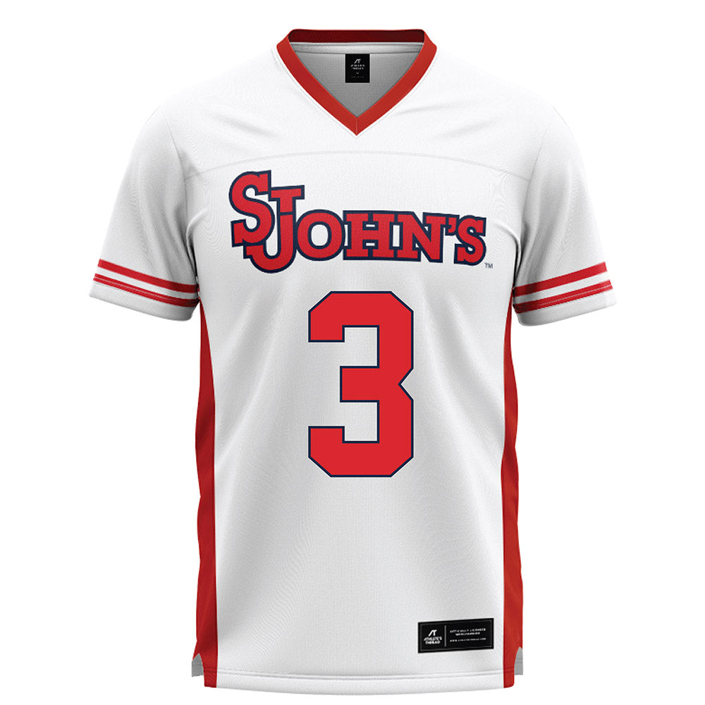 St. Johns - NCAA Men's Lacrosse : Dylan Lee - White Lacrosse Jersey