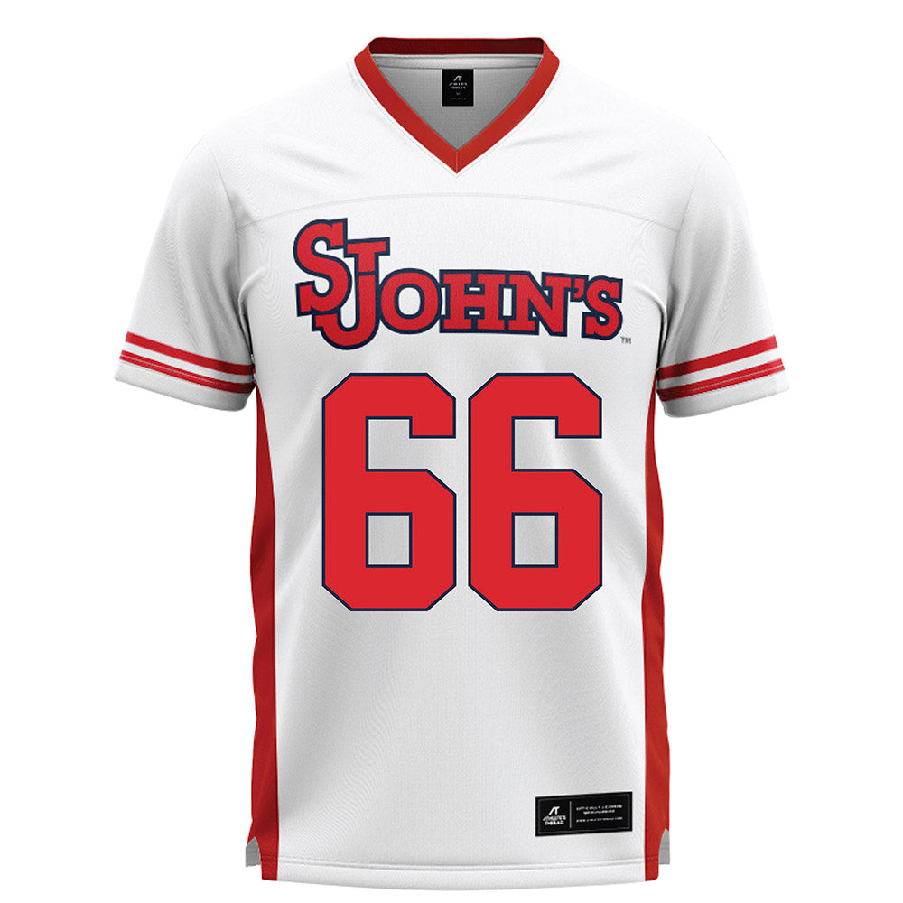 St. Johns - NCAA Men's Lacrosse : Joey Asterino - White Lacrosse Jersey