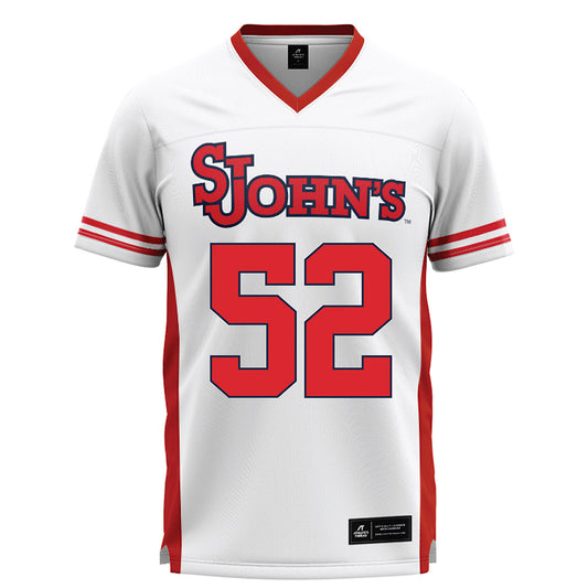 St. Johns - NCAA Men's Lacrosse : Patrick Scarborough - White Lacrosse Jersey -0
