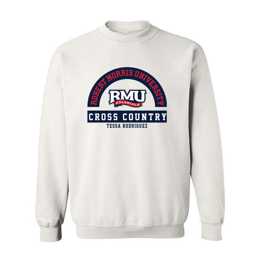 Robert Morris - NCAA Women's Cross Country : Tessa Rodriguez - Classic Fashion Shersey Crewneck Sweatshirt-0