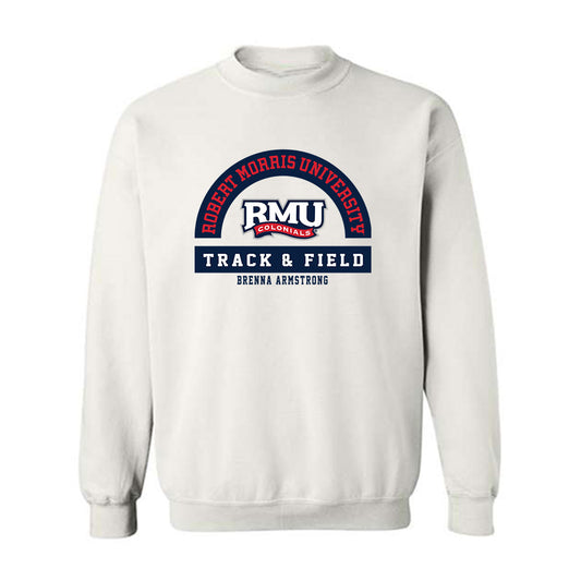 Robert Morris - NCAA Women's Track & Field : Brenna Armstrong - Classic Fashion Shersey Crewneck Sweatshirt-0