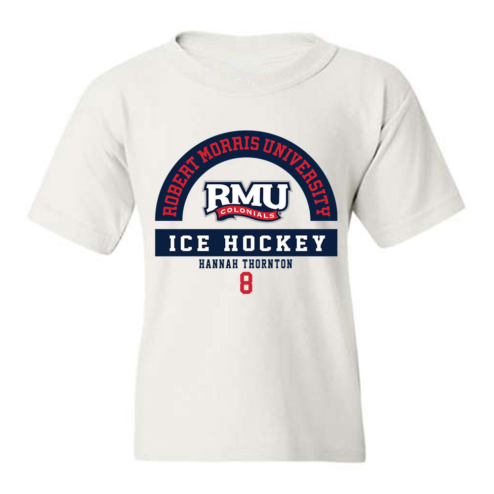 Robert Morris - NCAA Women's Ice Hockey : Hannah Thornton - Classic Fashion Shersey Youth T-Shirt-0