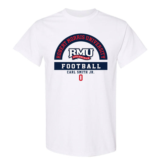 Robert Morris - NCAA Football : Carl Smith Jr. - Classic Fashion Shersey T-Shirt-0