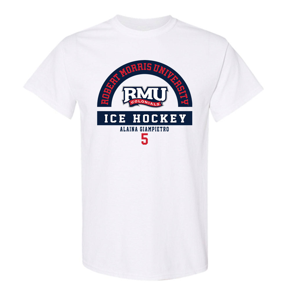 Robert Morris - NCAA Women's Ice Hockey : Alaina Giampietro - Classic Fashion Shersey T-Shirt-0