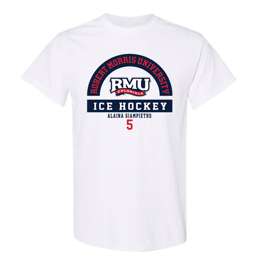 Robert Morris - NCAA Women's Ice Hockey : Alaina Giampietro - Classic Fashion Shersey T-Shirt-0