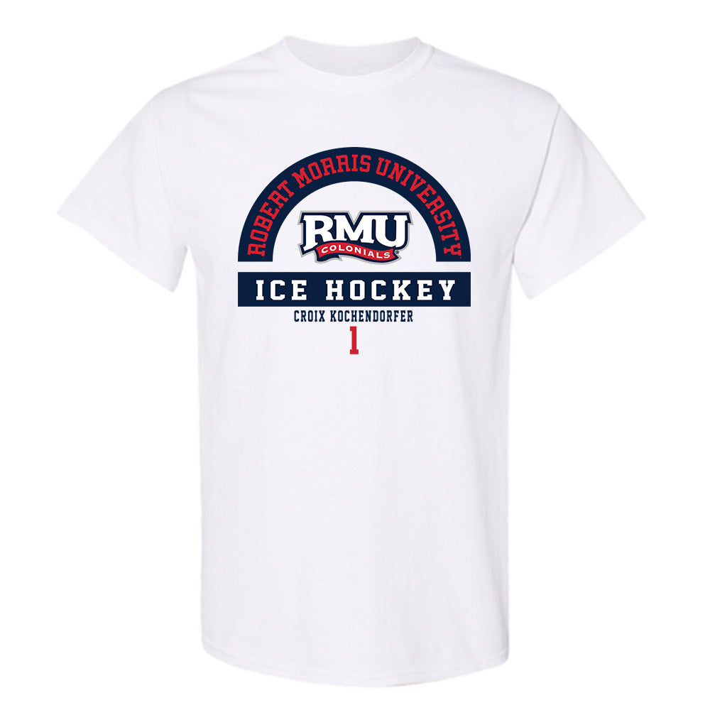 Robert Morris - NCAA Men's Ice Hockey : Croix Kochendorfer - Classic Fashion Shersey T-Shirt-0