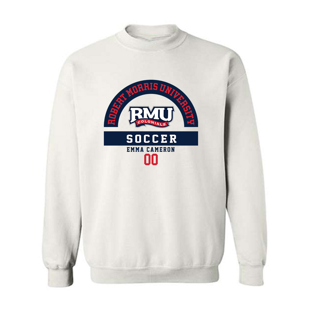 Robert Morris - NCAA Women's Soccer : Emma Cameron - Classic Fashion Shersey Crewneck Sweatshirt-0