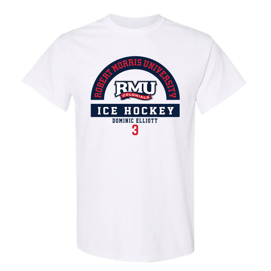 Robert Morris - NCAA Men's Ice Hockey : Dominic Elliott - Classic Fashion Shersey T-Shirt-0
