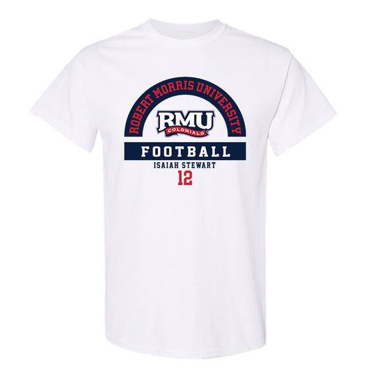 Robert Morris - NCAA Football : Isaiah Stewart - Classic Fashion Shersey T-Shirt-0