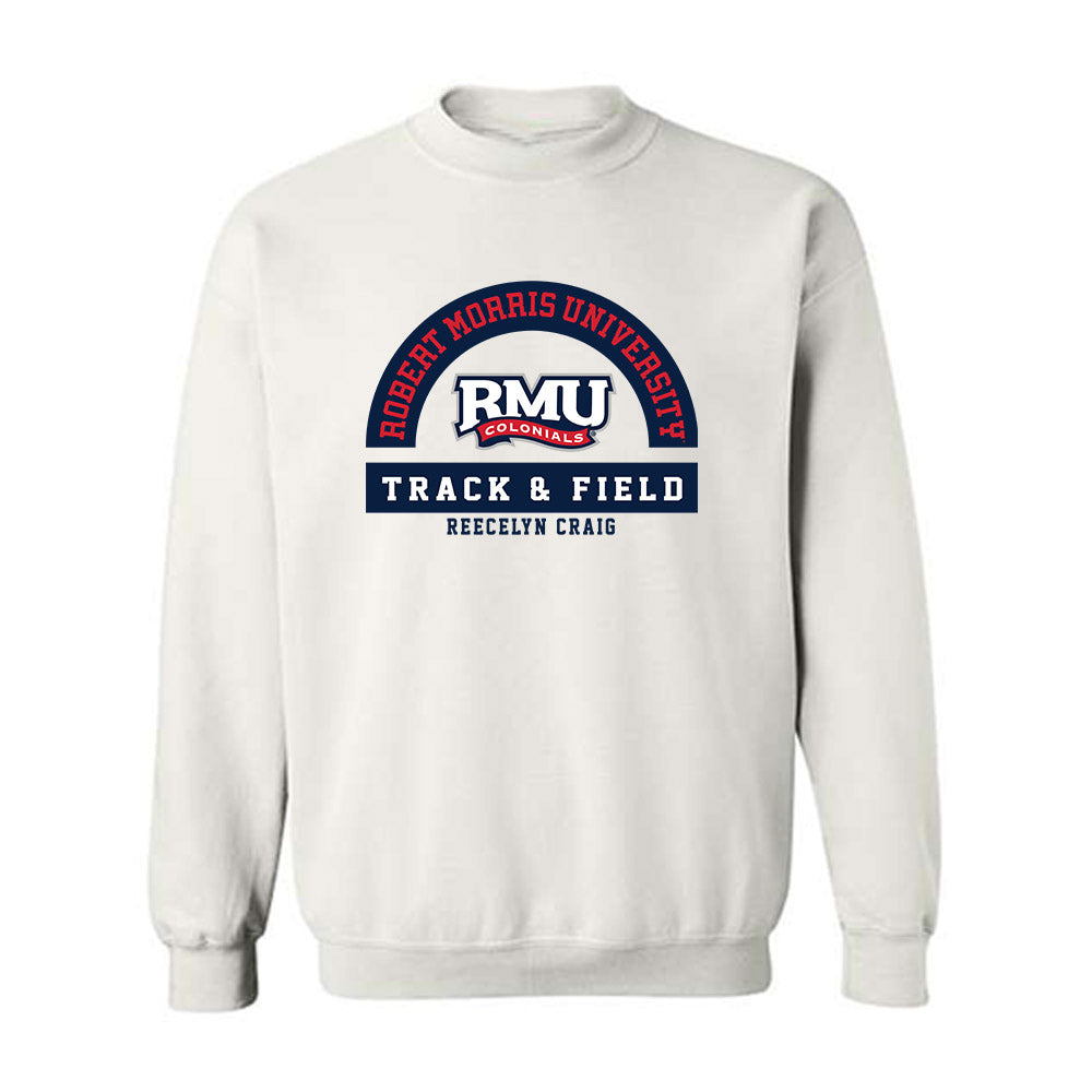 Robert Morris - NCAA Women's Track & Field : Reecelyn Craig - Classic Fashion Shersey Crewneck Sweatshirt-0