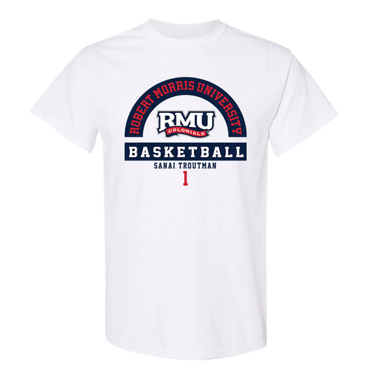 Robert Morris - NCAA Women's Basketball : Sanai Troutman - Classic Fashion Shersey T-Shirt-0